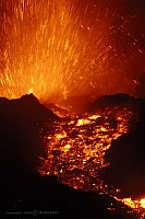 Mount Etna volcano 2006, eruption south east cone, a. heidl