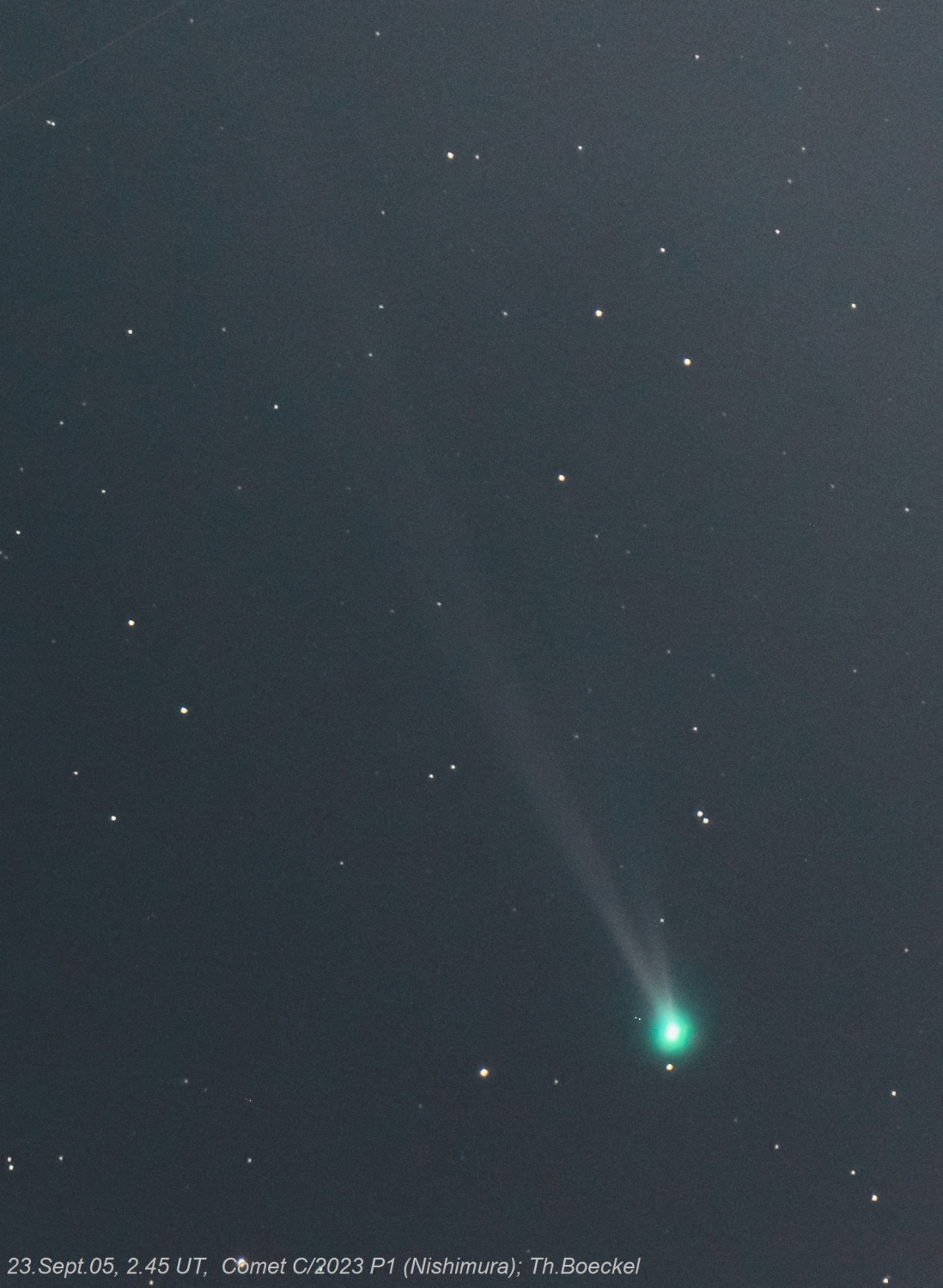 Komet Nishimura C/2023 P1 Th.Boeckel  
