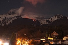 Mount Etna volcano 2009, lava flows, From Etna to Stromboli