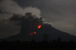 Mt. Sinabung Volcano, by Th Boeckel