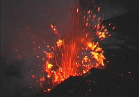 Vulkan Ätna 2006, Eruption Bocca Nuova, video
