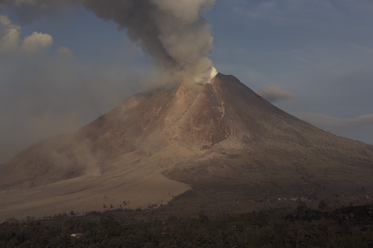 Mt. Sinabung Volcano January 2014